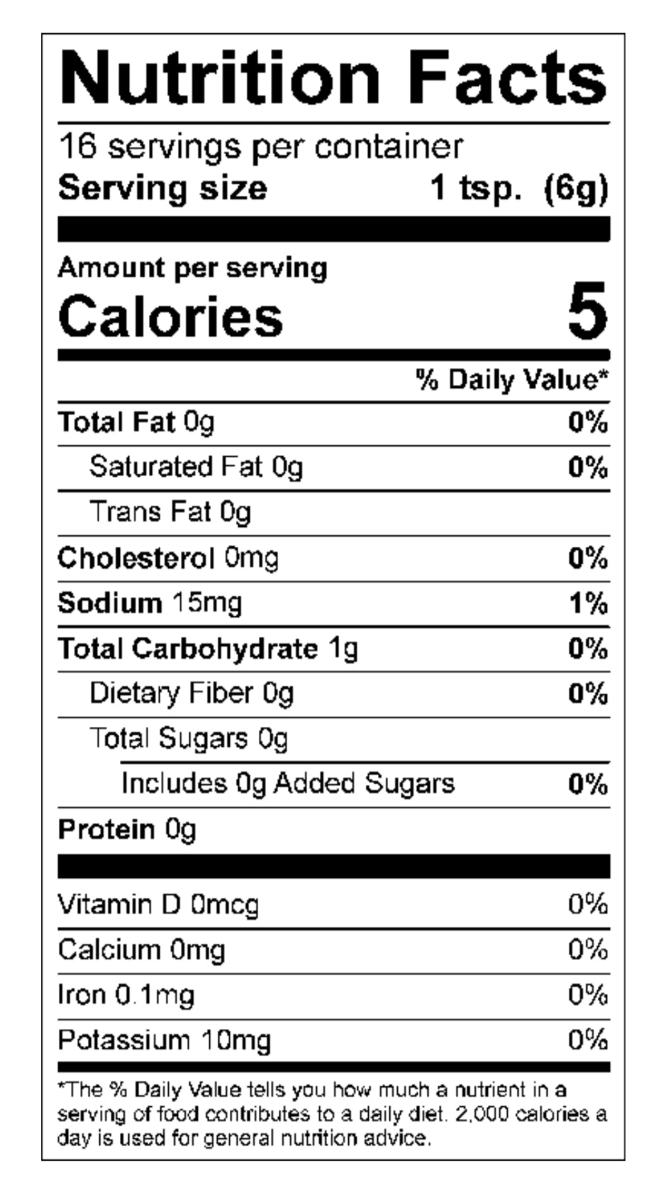 Garam Goddess Tomatillo Curry Nutrition Label highlighting clean ingredients, no artificial flavors and low salt and sugar